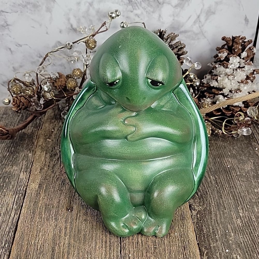 Vintage 70s Gare ceramic turtle